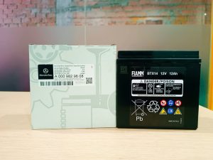 Ắc quy phụ Mercedes-Benz 12V 12Ah