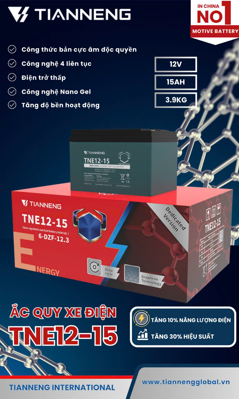 THIÊN NĂNG TNE12-15 (12V – 15AH)